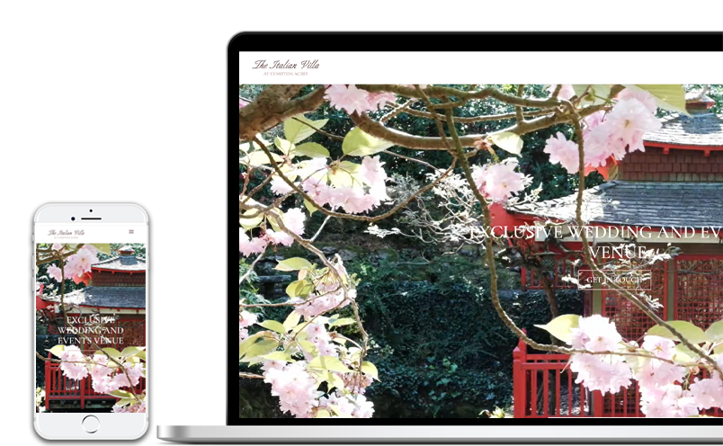 Italian Villa Poole website design Italian Villa Poole website design